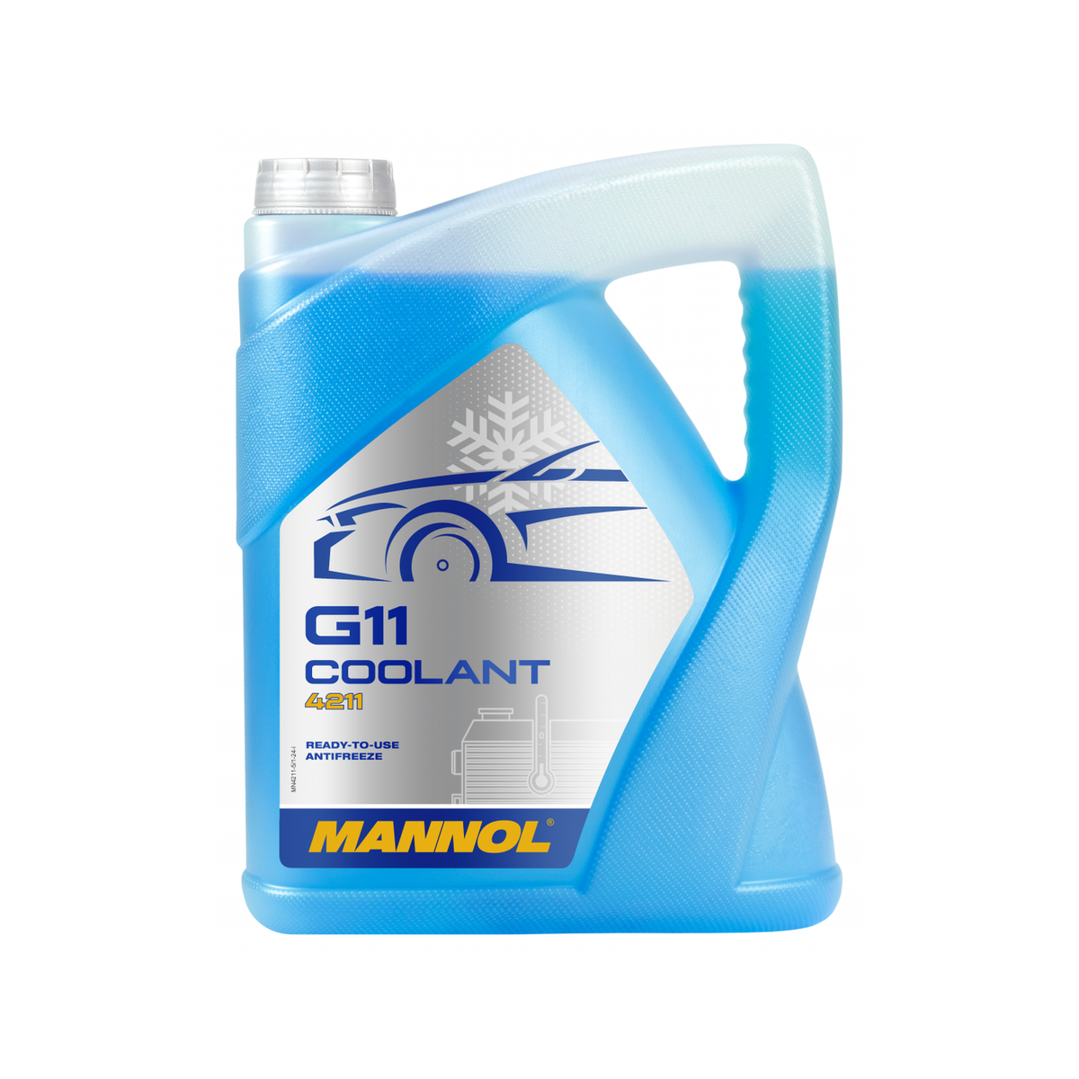 Liquide de refroidissement MANNOL Coolant G11 4211 5 L disponible au Maroc chez MaxParts Group