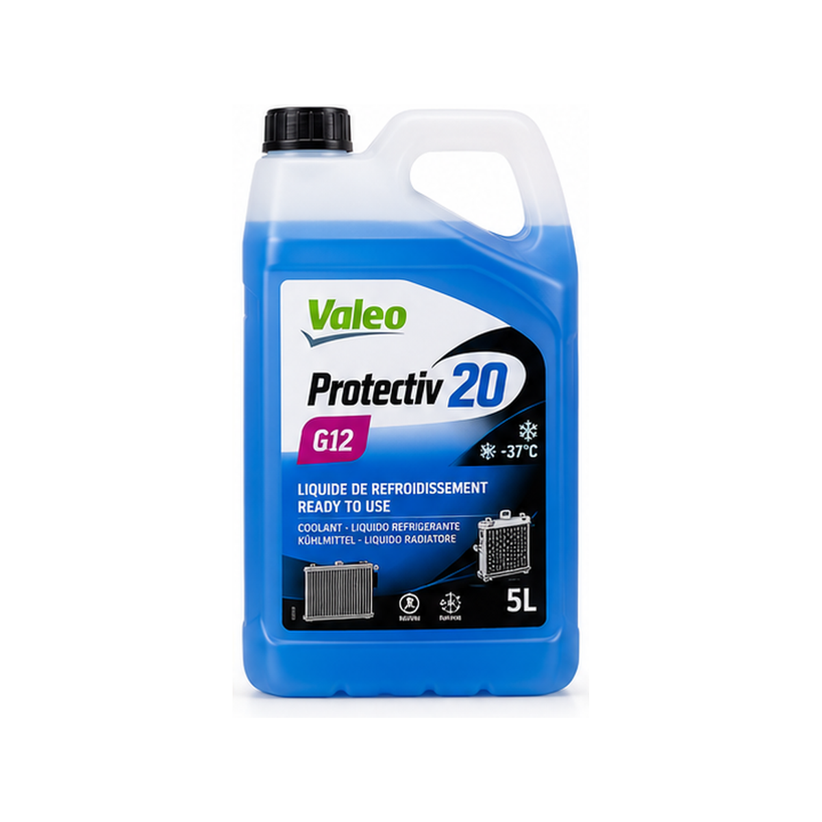 Valeo Protectiv 20 G12 5 L bleu liquide de refroidissement prêt à l’emploi au Maroc | MaxParts Group
