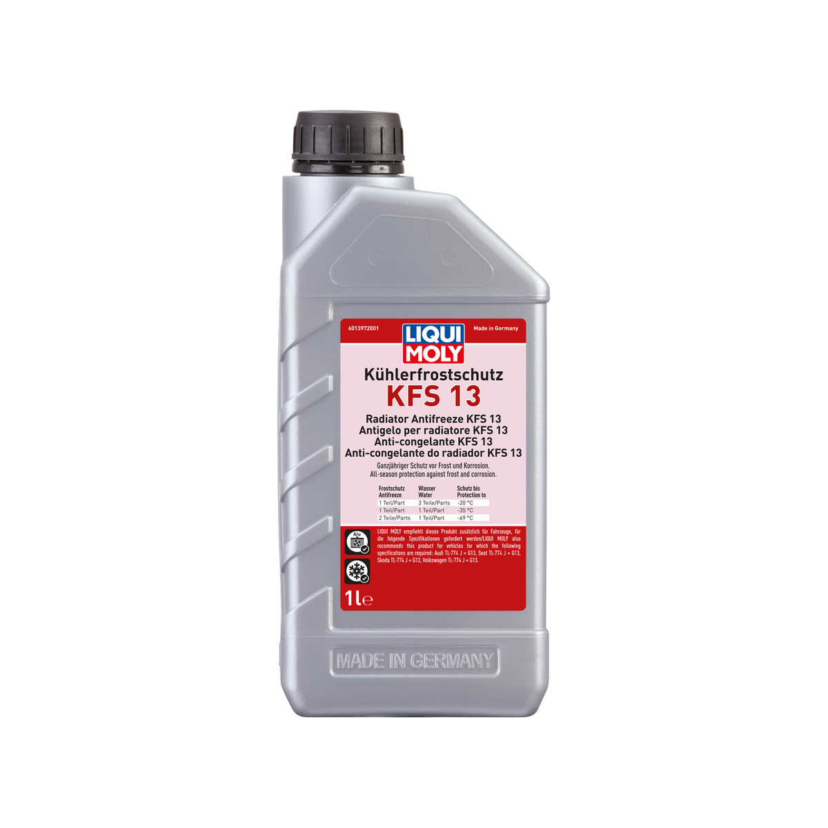 Antigel Liqui Moly KFS 13 G13 1 L disponible au Maroc chez MaxParts Group